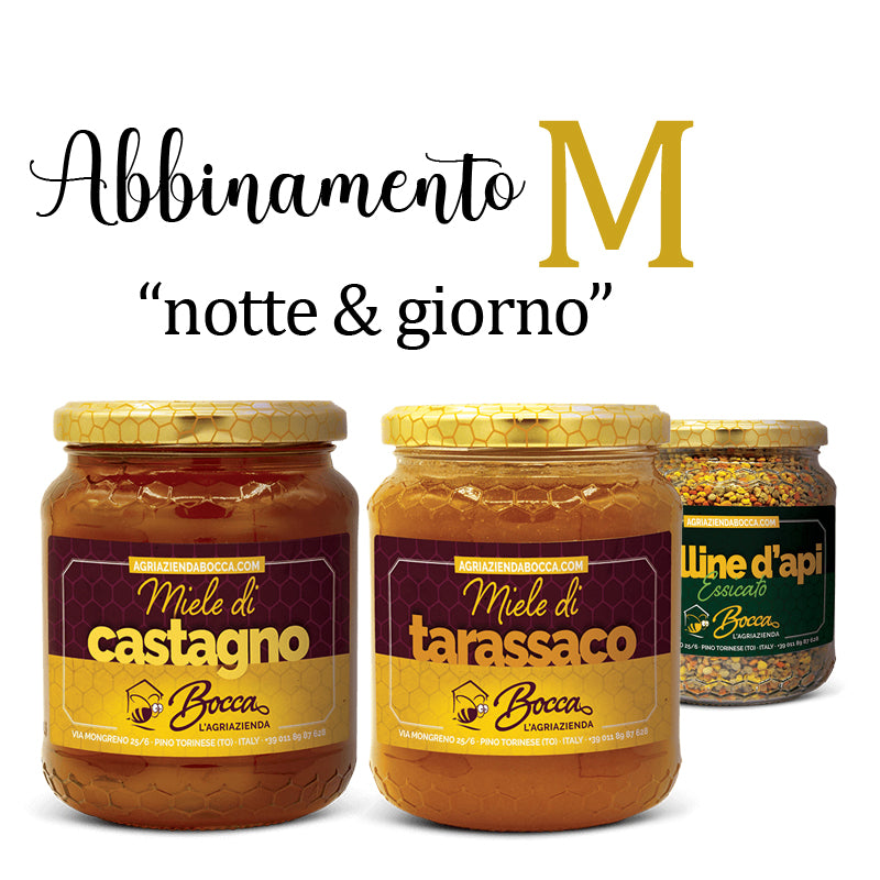 AgriAzienda BOCCA - abbinamento M "notte & giorno" + OMAGGIO polline