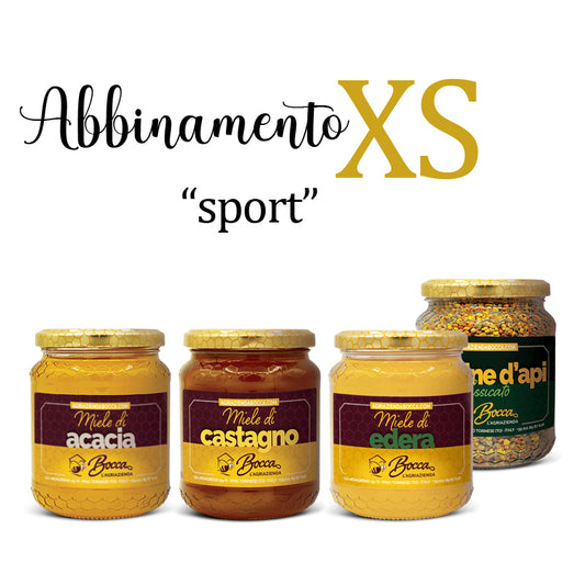 AgriAzienda BOCCA - abbinamento XS "sport" + OMAGGIO polline